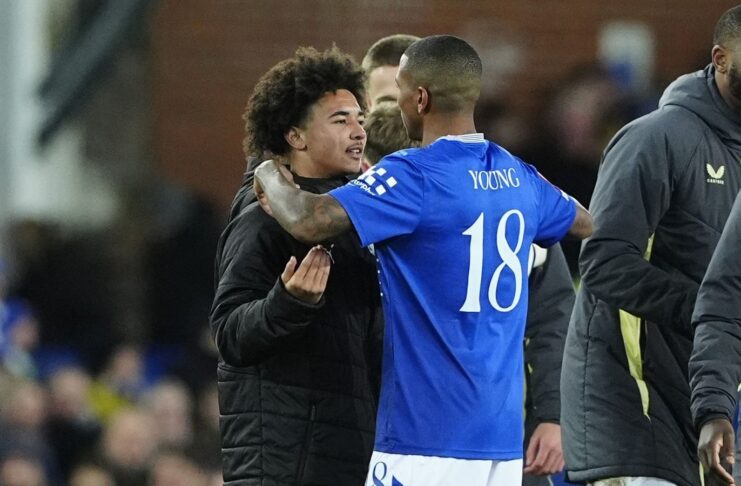 Ashley Young and son clash in FA CUP