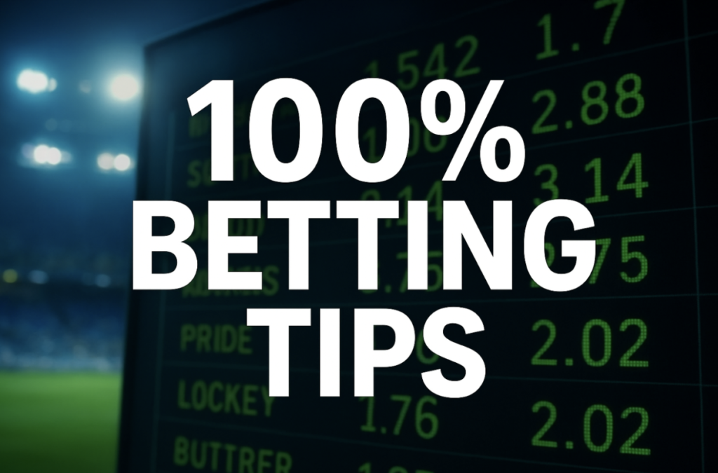 Where You Can Get 100% Betting Tips
