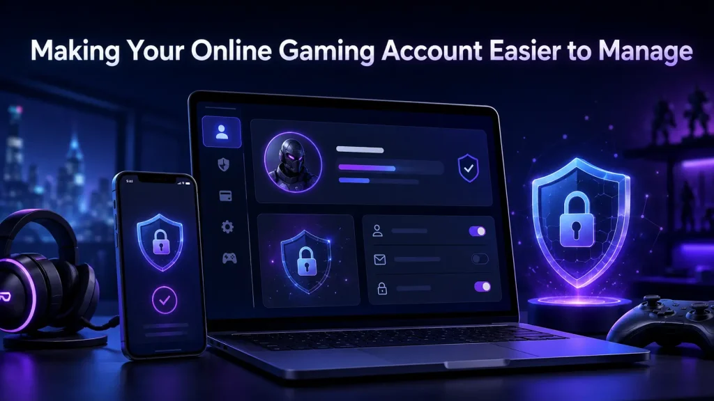 Making Your Online Gaming Account Easier to Manage