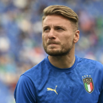 Football player Immobile - An icon of sharpness and an unyielding fighting spirit.