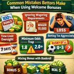 Common Mistakes Bettors Make When Using Welcome Bonuses