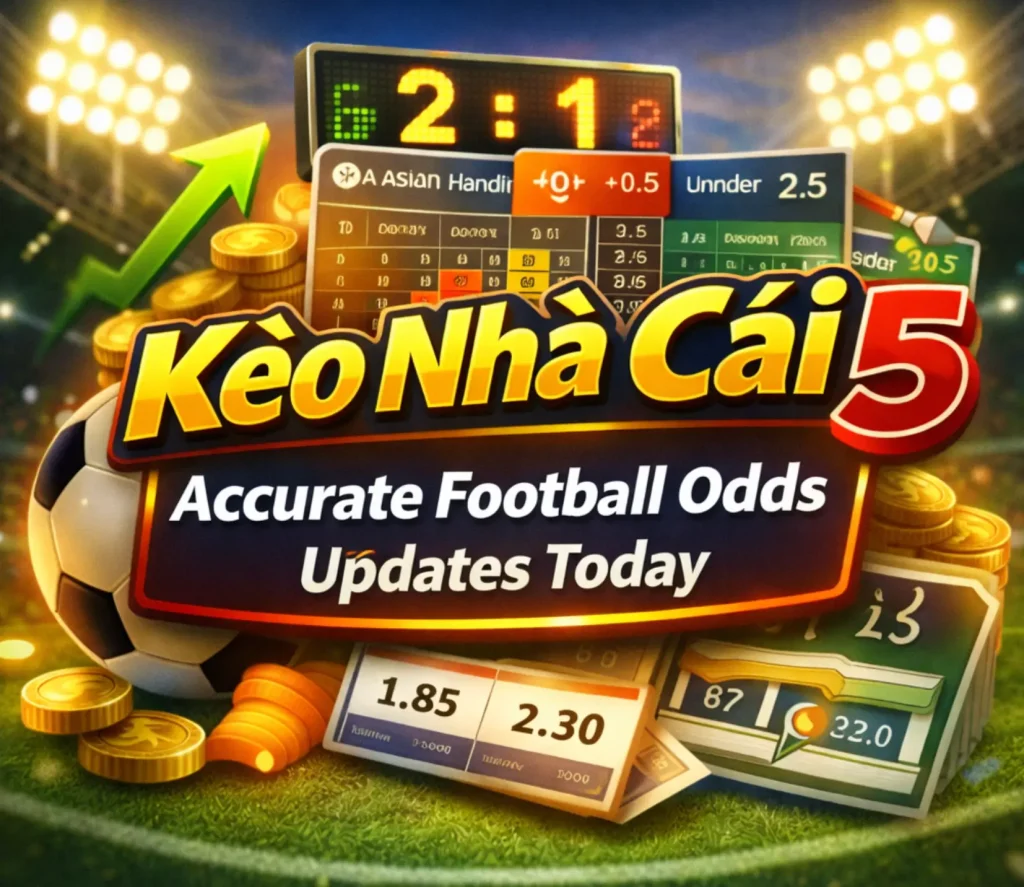 Kèo Nhà Cái 5 – Accurate Football Odds Updates Today