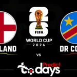 England vs DR Congo Prediction: World Cup 2026 Round of 32